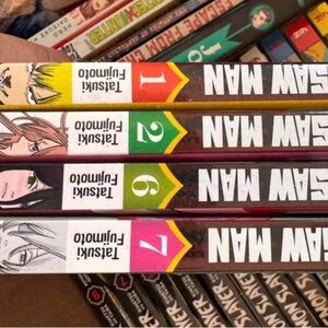 Bundle- Chainsaw man- set vol 1, 2, 6 and 7